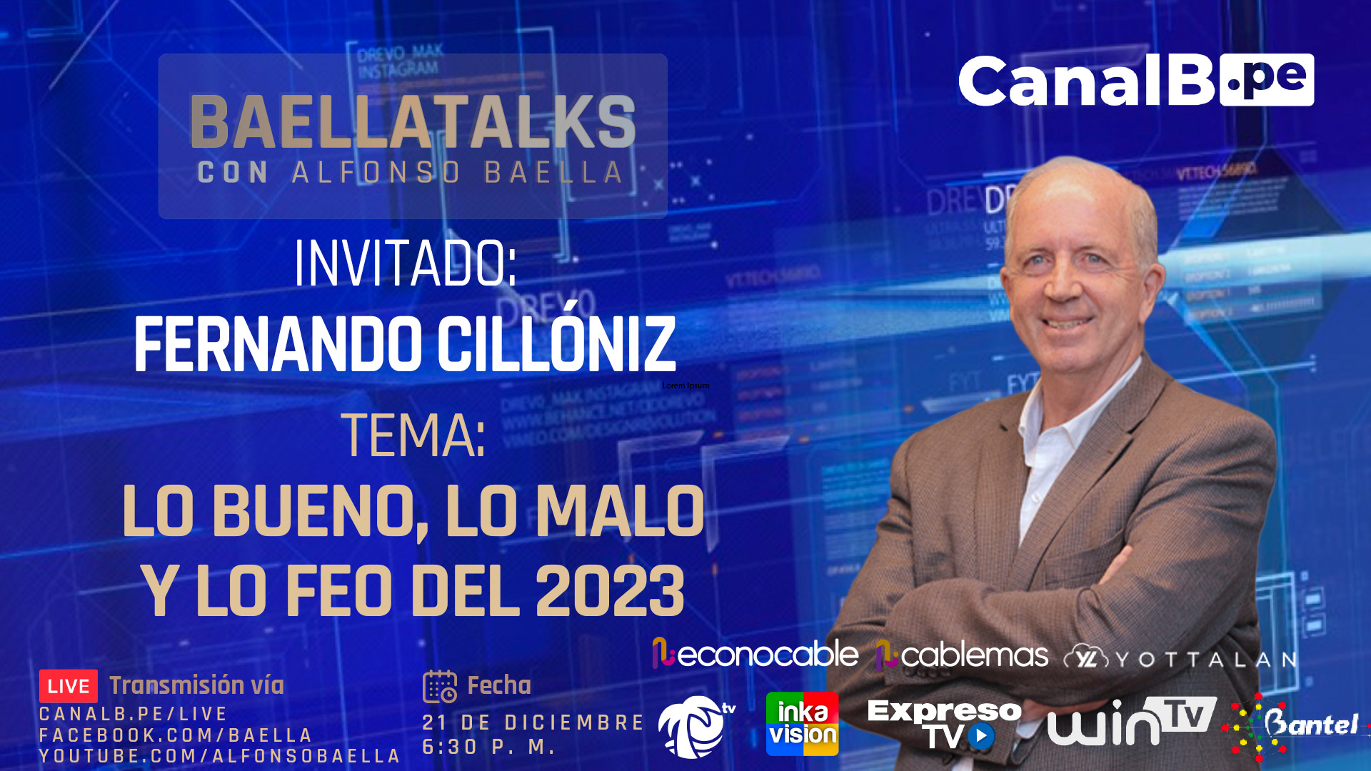 Invitado Fernando Cill Niz Canal B